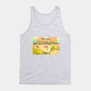 Me and Jogging Female Tank Top